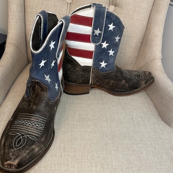 Women’s Roper Flag Boots - Picture 5 of 9